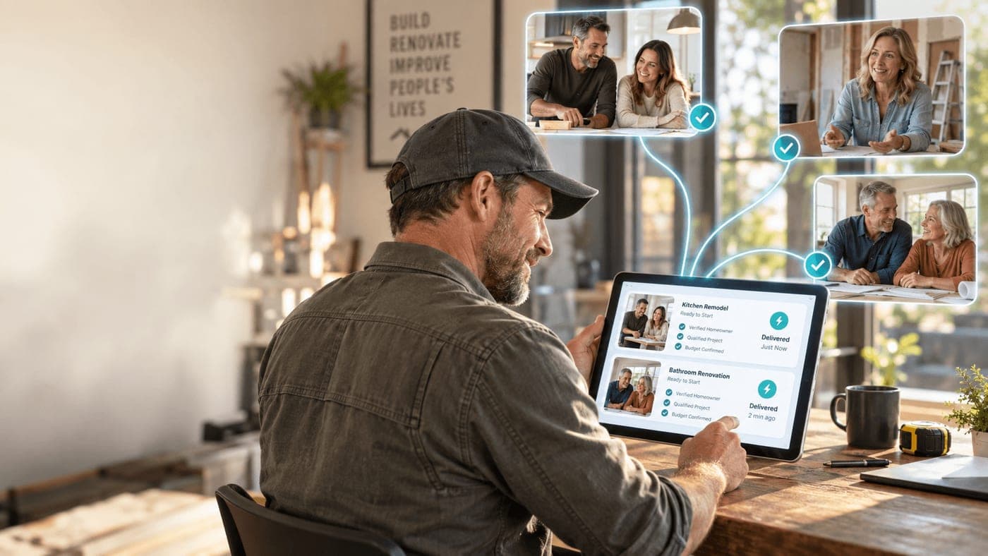Qualified leads arriving in the Global Connect dashboard