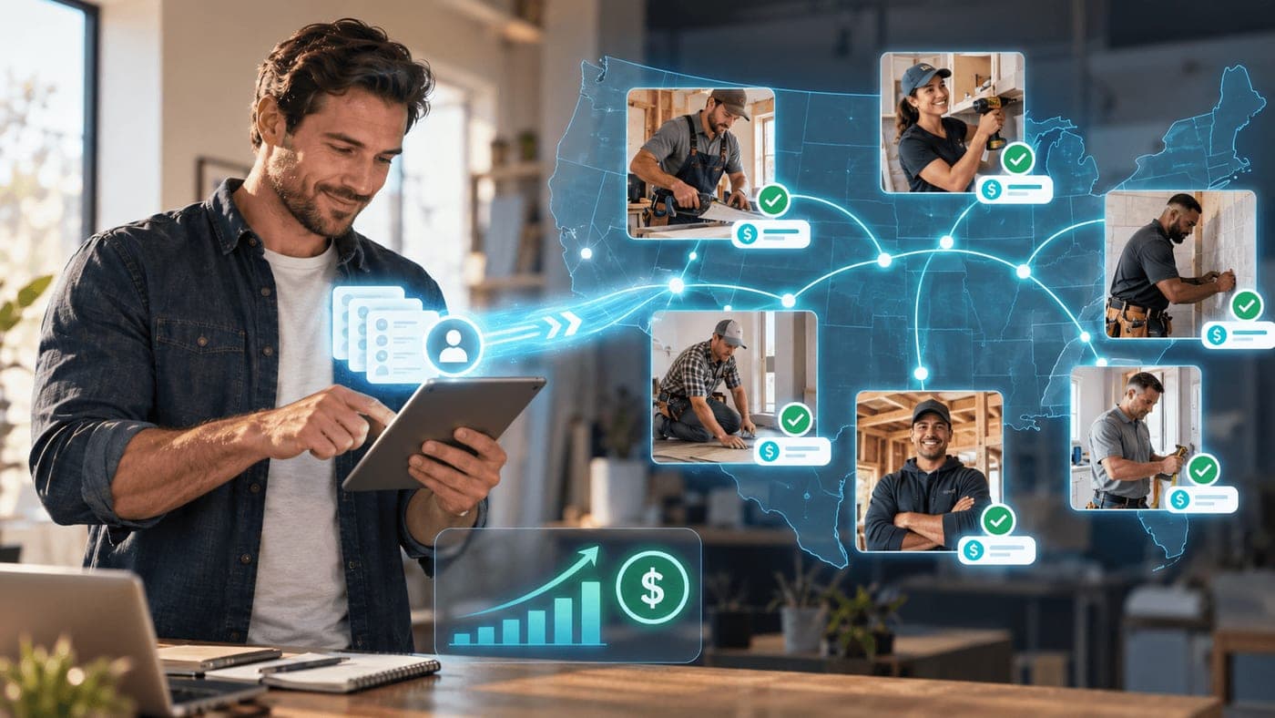 Lead generation business reviewing lead outcomes and partner earnings in Global Connect.